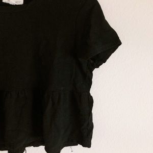 Babydoll cropped T